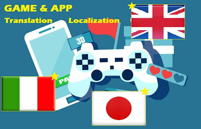 Gig Preview - Translate your game between japanese, english or italian