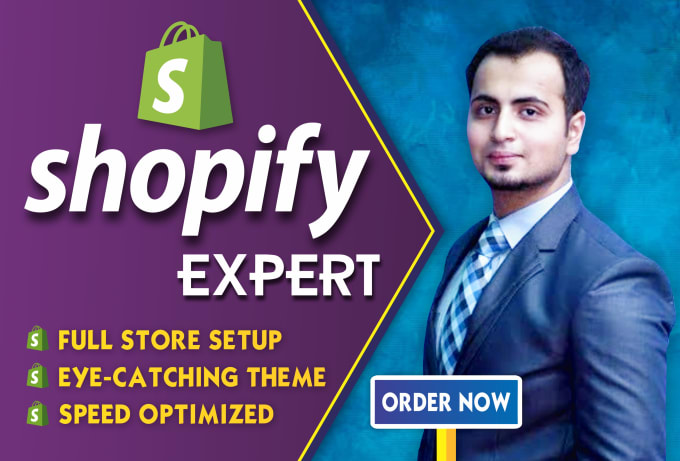 Gig Preview - Design shopify store, shopify ecommerce expert