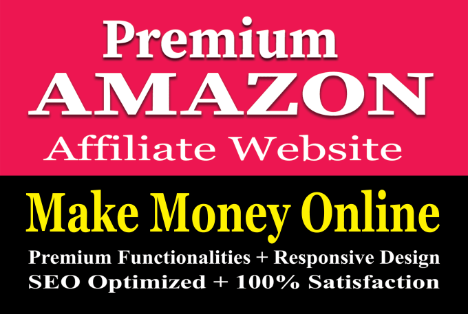 Gig Preview - Develop your amazon affiliate website or affiliate marketing website