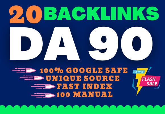 Gig Preview - Make 20 da 90 backlinks for your website