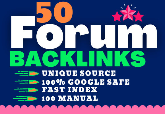 Gig Preview - Forum post forum backlinks from high quality sites