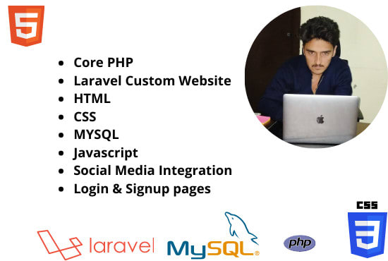 Gig Preview - Do any task of PHP,mysql,HTML,CSS for you