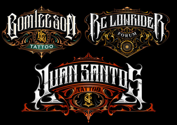 Gig Preview - Make more elegant and classic for logo tattoo and barbershop