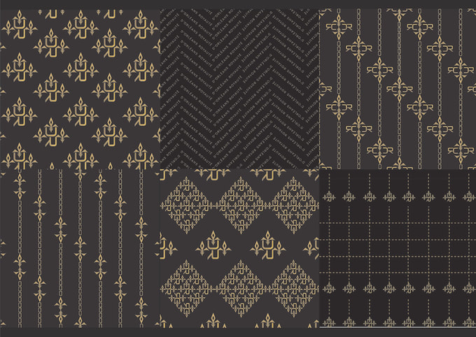 Gig Preview - Design luxury logo monogram seamless prints