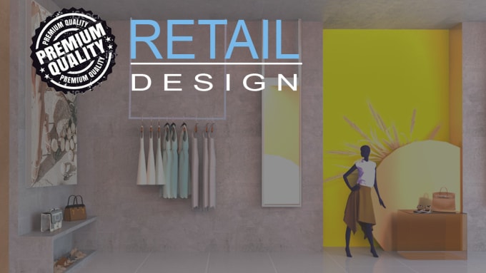 Bestseller - design and render your professional retail store, coffee, restaurant