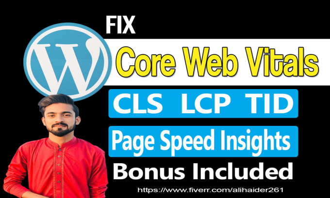 Gig Preview - Fix core web vitals lcp fid cls speed optimization