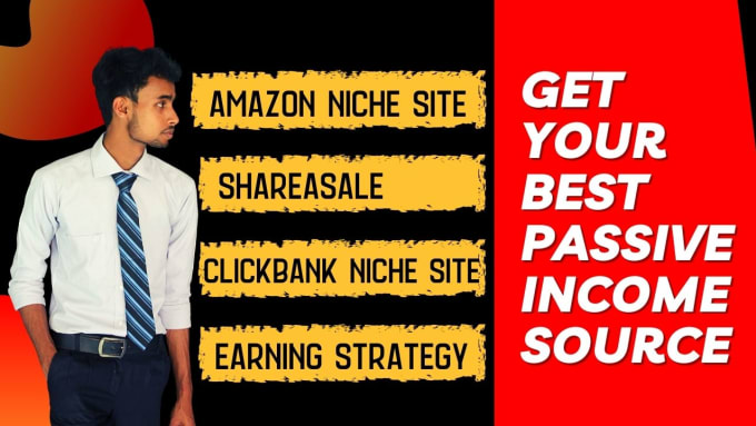 Gig Preview - Build amazon niche, shareasale, clickbank affiliate website that makes money