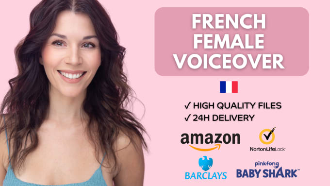 Gig Preview - Record a high quality french female voice over in 24h