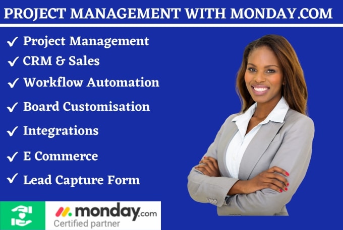 Gig Preview - Do monday crm monday com set up and automation for project management