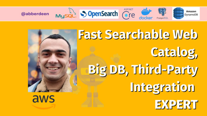 Gig Preview - Develop a fast searchable web catalog, big db