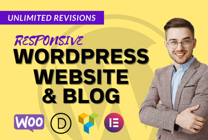 Gig Preview - Build impressive wordpress website or wordpress blog