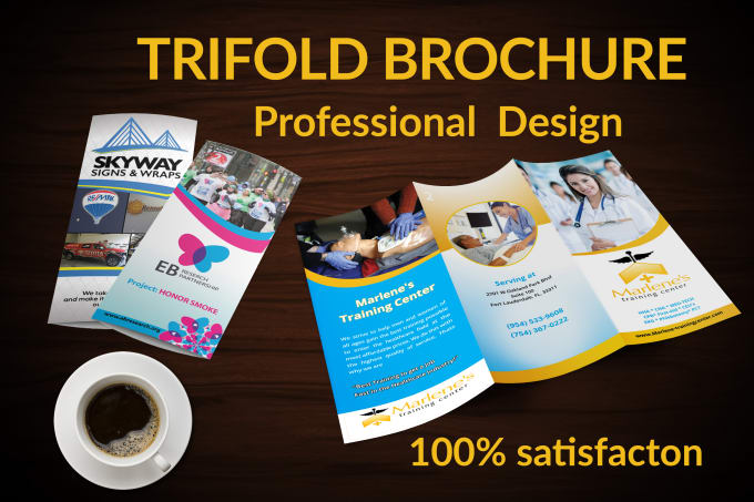 Gig Preview - Design a professional and clean trifold brochure