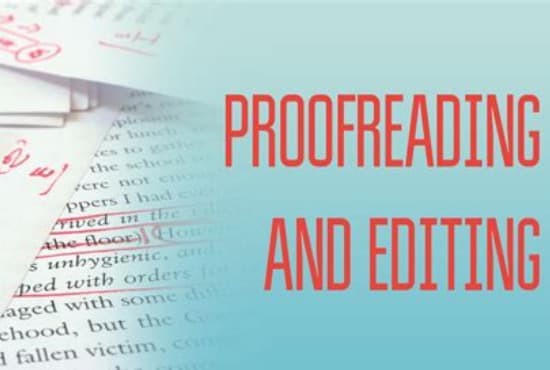 Gig Preview - Copy edit and proofread novels ebooks documents manuscripts