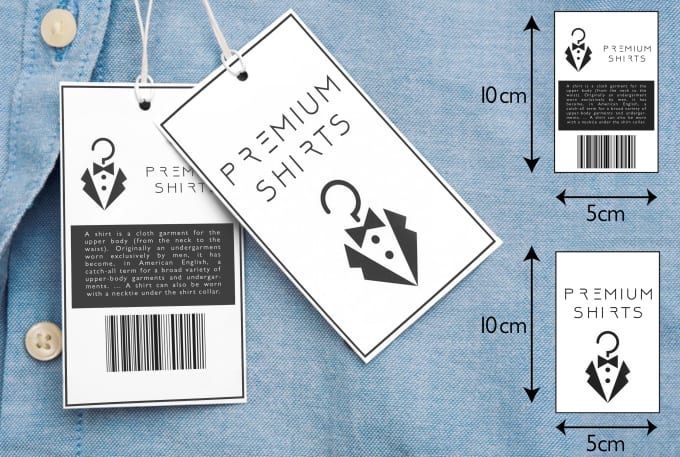 Designersazedul: I will design clothing label, clothing tag
