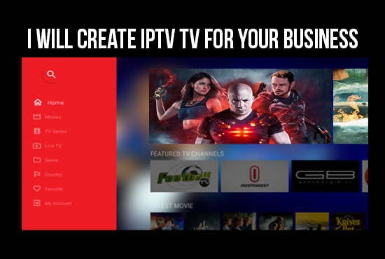 Gig Preview - Create custom iptv app