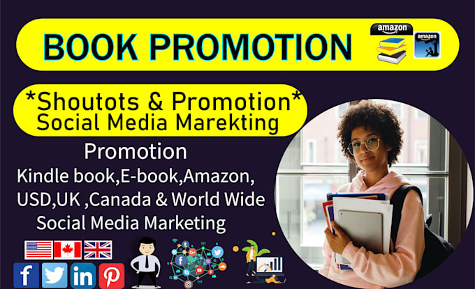 Gig Preview - Promote your book, ebook marketing ,kindle book promotion on social media