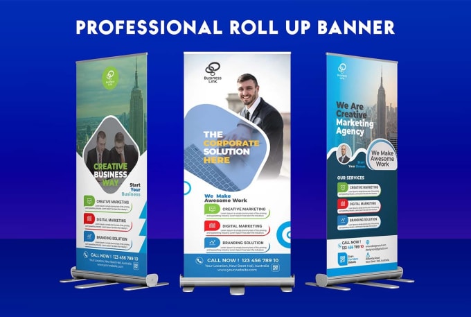 Gig Preview - Do outstanding roll up banner design in 24 hours