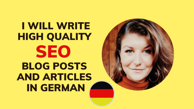 Gig Preview - Write high quality SEO blog posts and articles in german