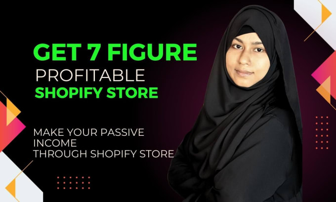 Gig Preview - Create powerful shopify dropshipping store or shopify store