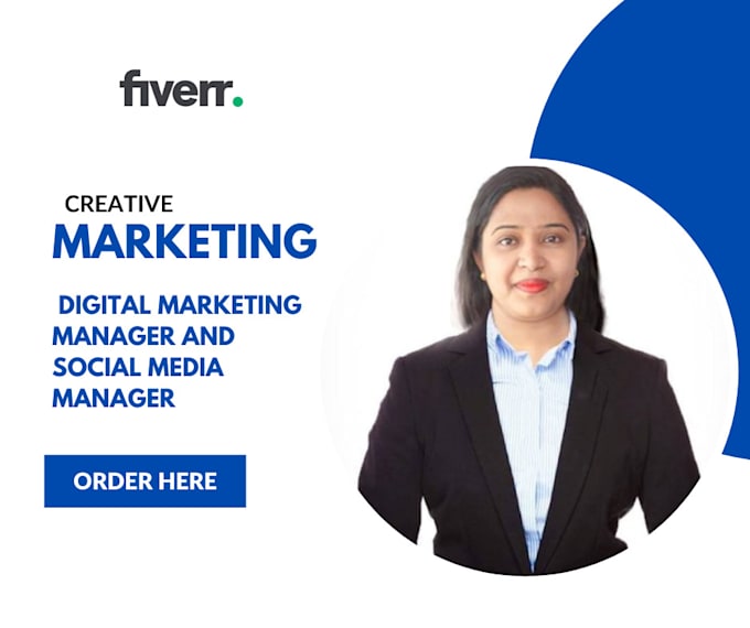 Gig Preview - Be your digital marketing manager and social media manager