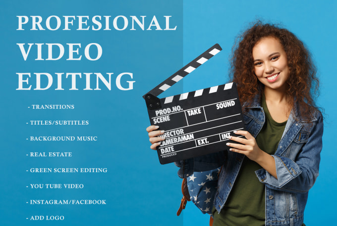 Gig Preview - Create professional video editing, youtube, real estate, travel, motivation