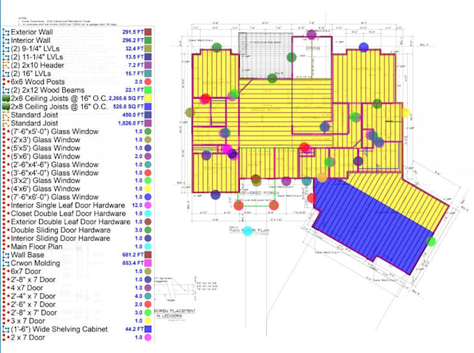 Gig Preview - Do detailed lumber breakdown and cost estimation