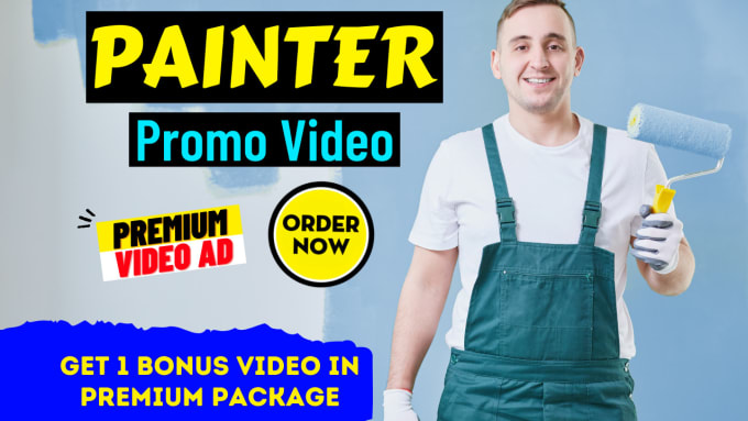 Gig Preview - Do house painter video or paint contractor promo video ads