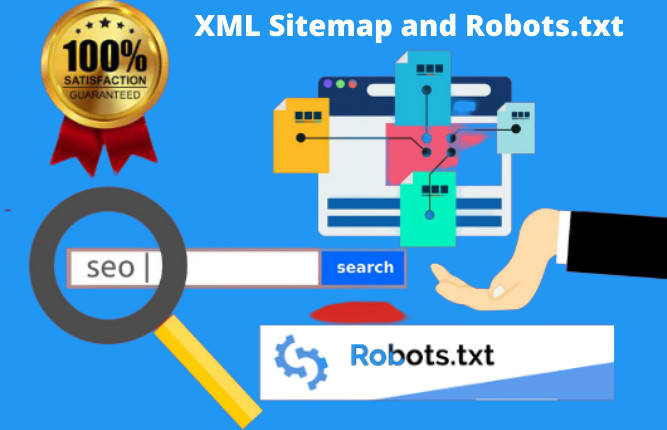 Gig Preview - Create XML sitemap and robots txt for website seo ranking google indexing