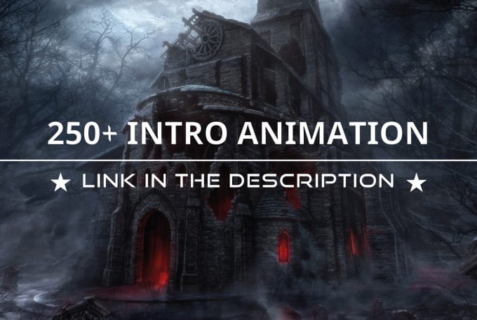 Gig Preview - Create scary horror halloween gaming logo intro and 4k animation