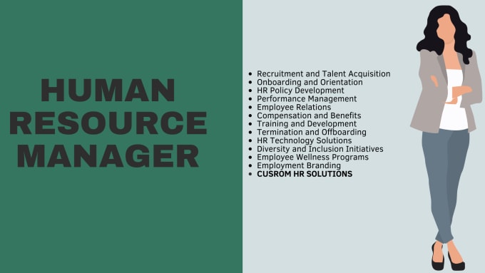 Gig Preview - Be your human resource management expert