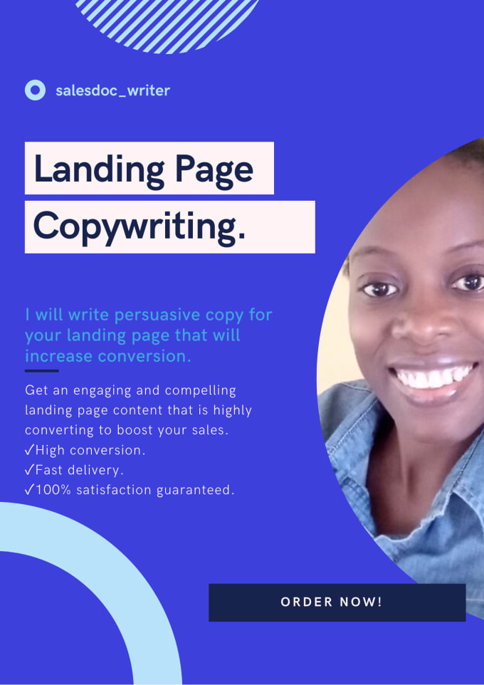 Gig Preview - Write a compelling landing page copy to attract people