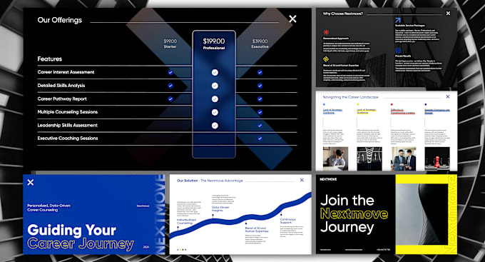 Gig Preview - Create your pitch deck and presentation in figma or pp