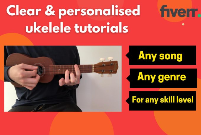 Gig Preview - Send you a tutorial video for any song on ukulele