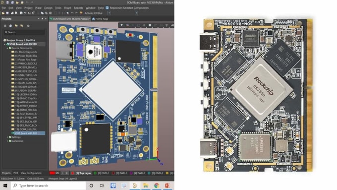 Gig Preview - High quality pcb and pcb layout design, circuit, schematic with altium