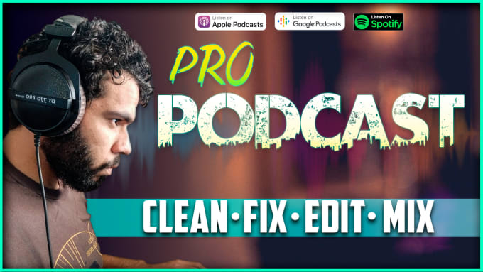 Gig Preview - Fix, clean, enhance, convert, edit and mix your audio file