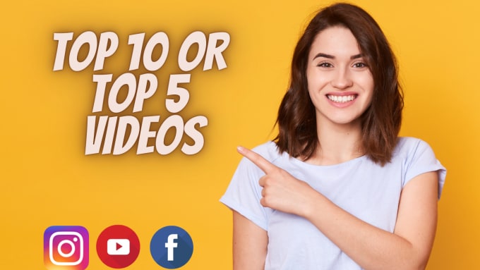 Gig Preview - Create highly engaging top 10 or top 5  videos on any niche