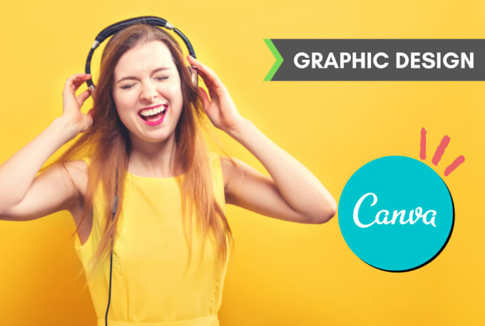 Gig Preview - Design anything using canva pro