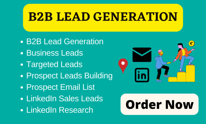 Gig Preview - Do targeted b2b linkedin lead generation prospect email list building