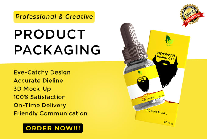 Gig Preview - Do professional and creative product packaging design