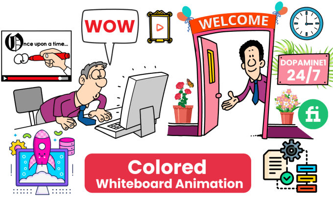 Gig Preview - Create whiteboard animation video in 24 hours