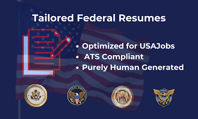 Gig Preview - Craft your usajobs ats compliant federal resume up to gs 15