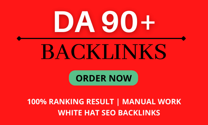 Gig Preview - Build high quality SEO backlinks from da 90 authority website