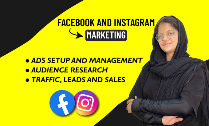 Gig Preview - Setup facebook marketing, fb advertising, instagram ads with fb ads campaigns