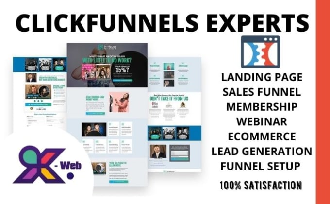 Bestseller - clickfunnels sales funnel design click funnel expert landing page leadpages