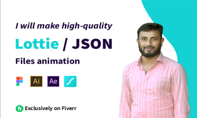 Gig Preview - Create custom lottie json and gif animation for  web or app