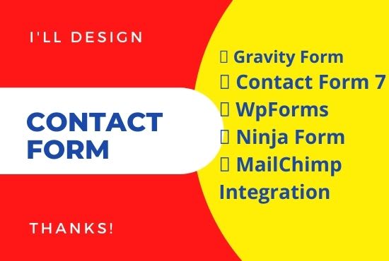 Gig Preview - Install design customize wordpress  gravity form ninja form contact form wpforms