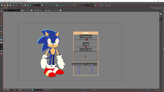 Gig Preview - 2d rigged character turnaround