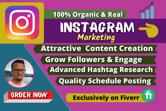 Gig Preview - Do instagram promotion or marketing   for fast organic growth