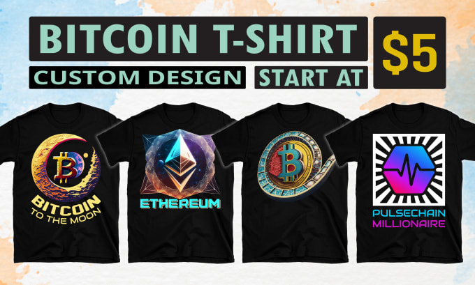 Gig Preview - Create unique bitcoin tshirt design