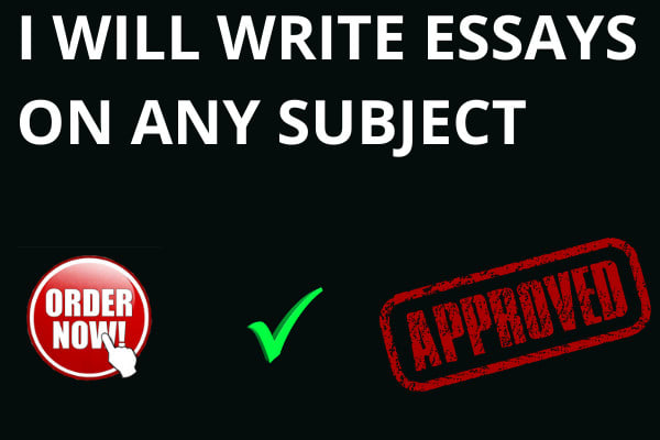 Gig Preview - Write essays on any subject